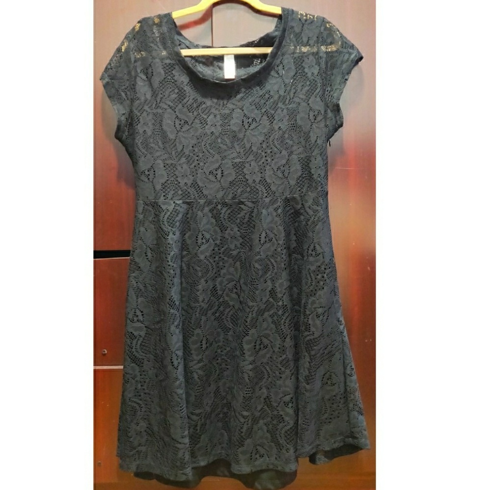 No Boundaries - Flirty Black Lace Mini Dress